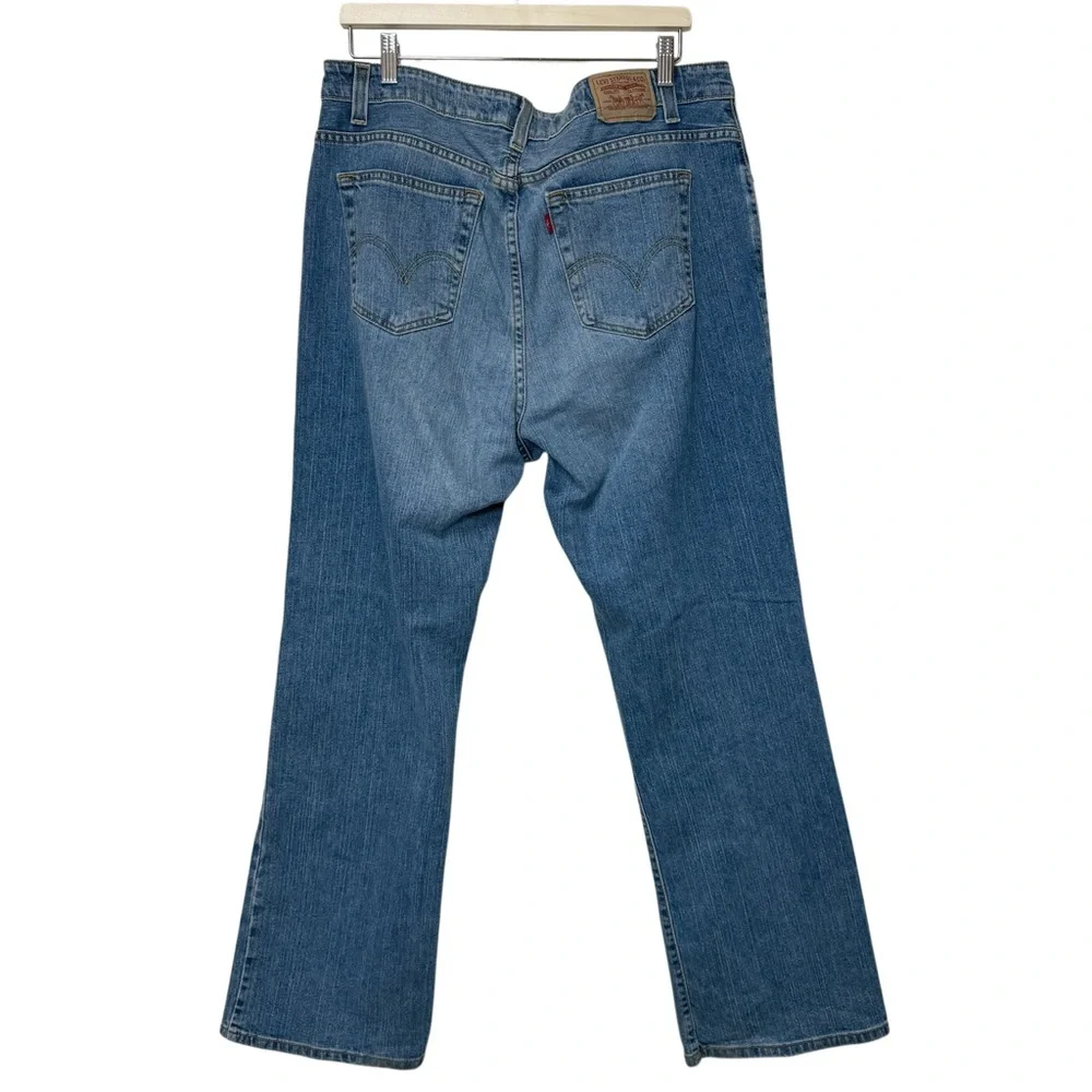 Vintage Levis 515 Bootcut Jeans Womens 18M Medium Wash Stretch Denim Y2K Plus